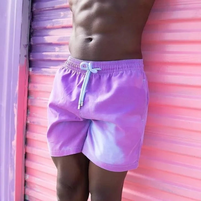 MATHIS | Short de bain innovant à effet caméléon - Luviera Fashion