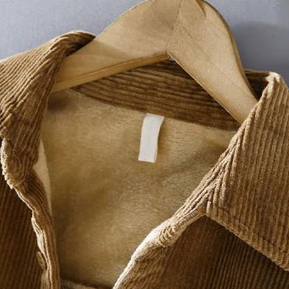 MATHIS | Chemise chaude et élégante en velours côtelé