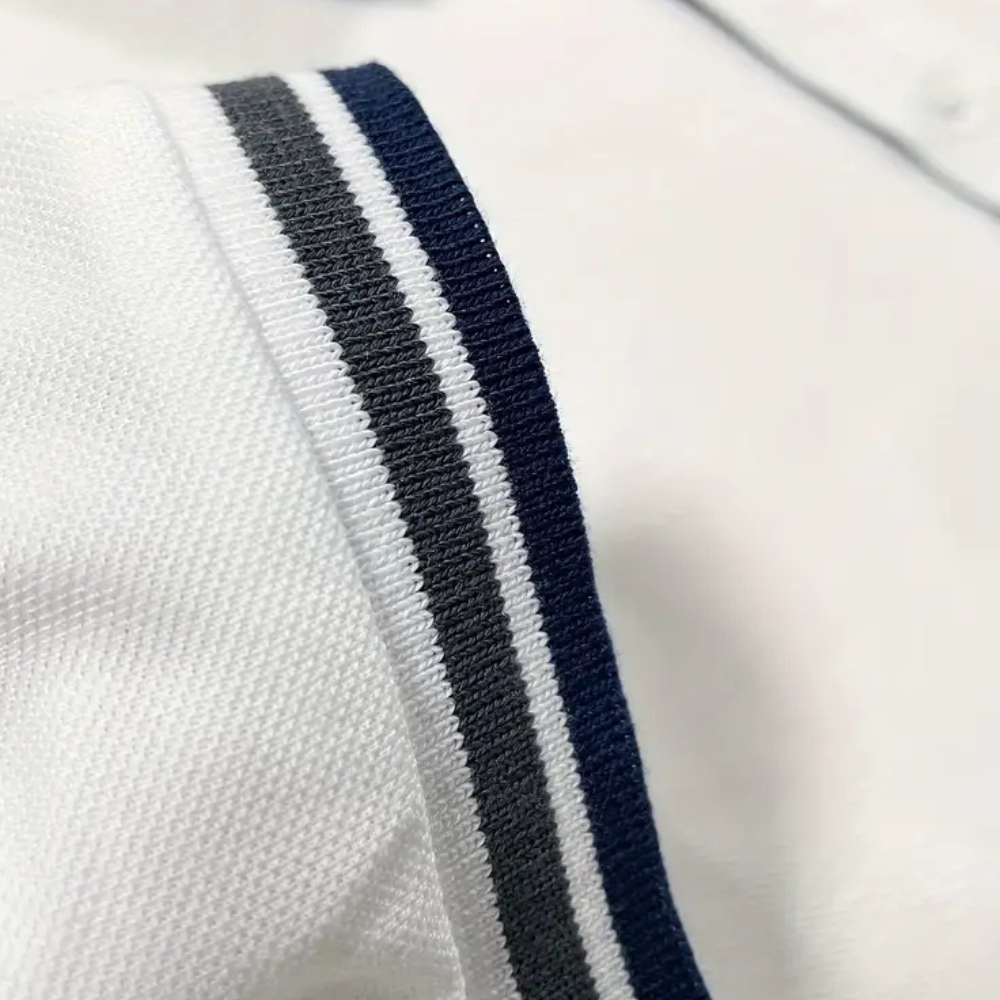 Polos blancs tendance pour hommes - Printemps 2025 par Tiberius