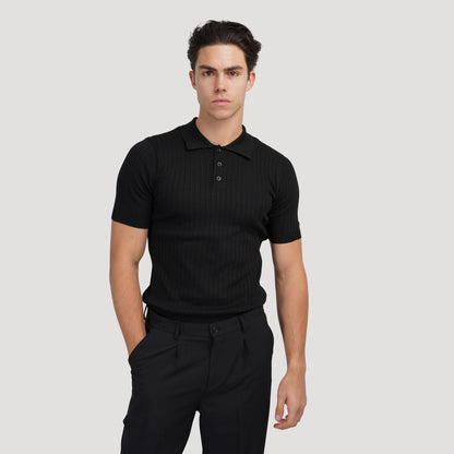 GIMCHEON - Pull Polo pour Homme en Coton