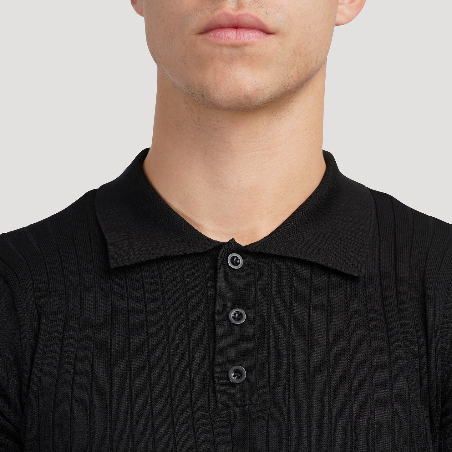 GIMCHEON - Pull Polo pour Homme en Coton