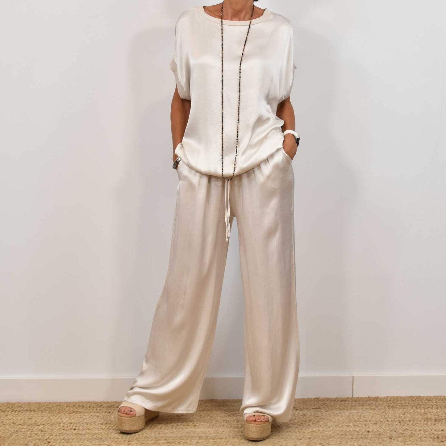 Gioia | Ensemble Satin Élégant pour Femmes