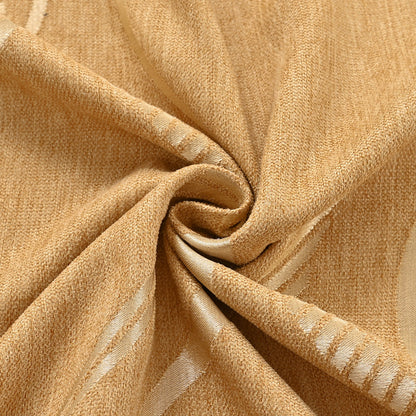 Rideaux modernes en chenille - Élégance florale harmonieuse