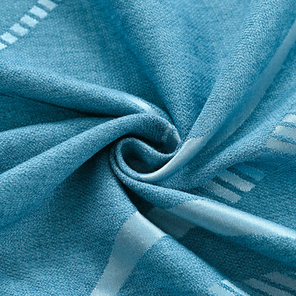 Rideaux modernes en chenille - Élégance florale harmonieuse