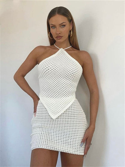 Ensemble d'Été à Dos Nu pour Femme