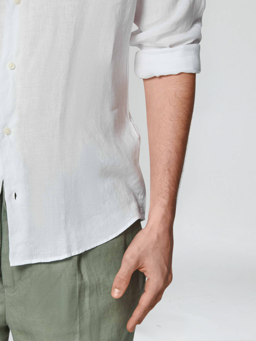 Chemise Essentielle en Lin - Couleur Blanche