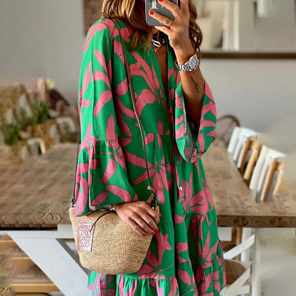 NOÉE | Robe Boho chic avec des détails délicats - Luviera Fashion