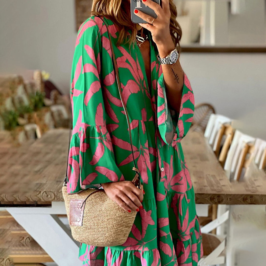NOÉE | Robe Boho chic avec des détails délicats - Luviera Fashion