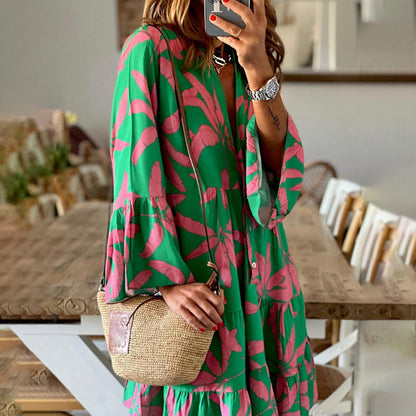 NOÉE | Robe Boho chic avec des détails délicats - Luviera Fashion