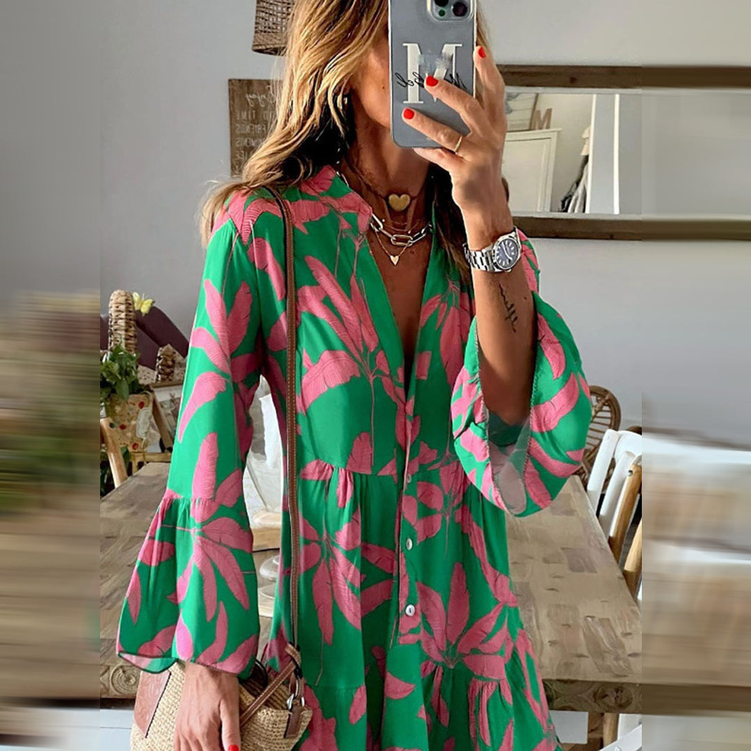 NOÉE | Robe Boho chic avec des détails délicats - Luviera Fashion