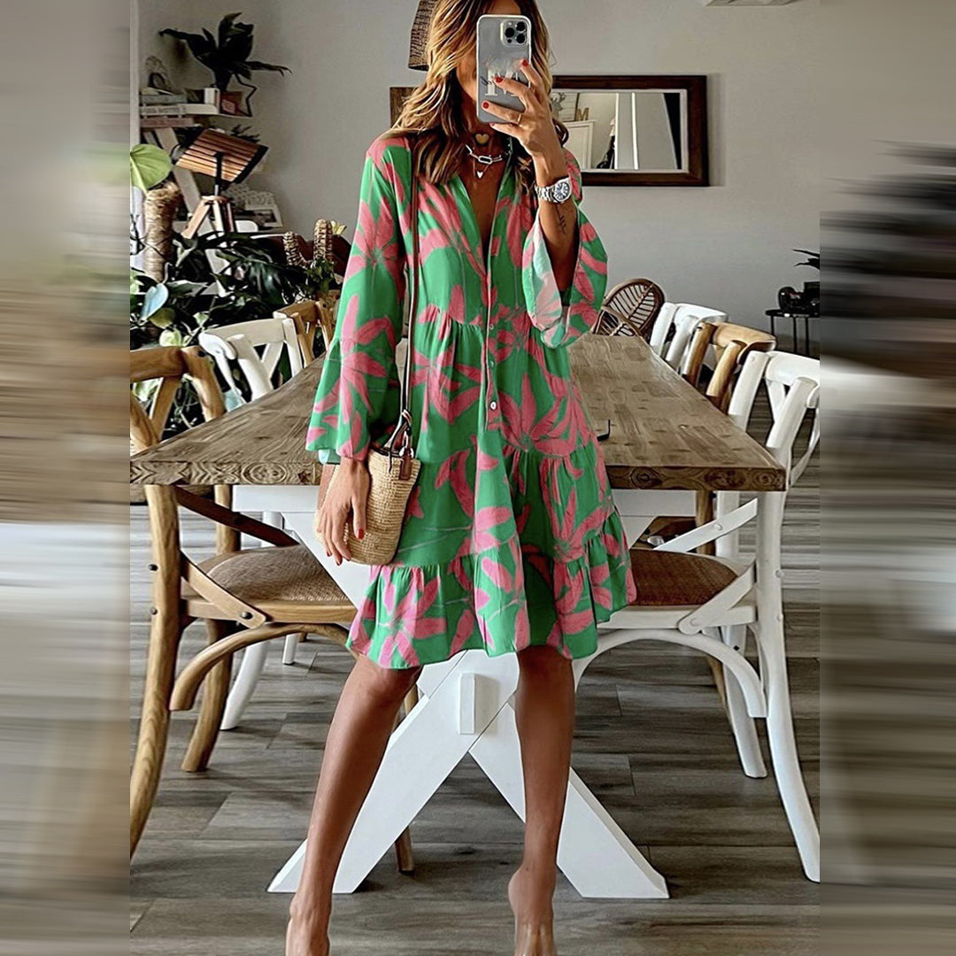 NOÉE | Robe Boho chic avec des détails délicats - Luviera Fashion