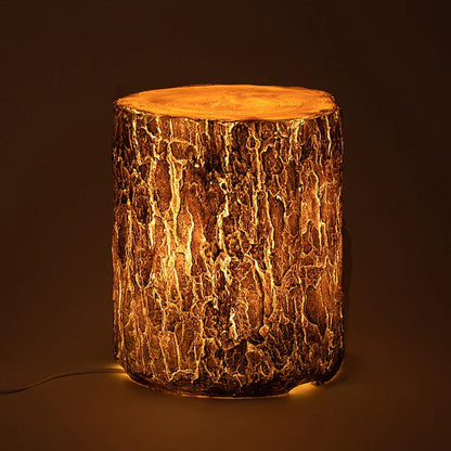 Lampe de jardin originale en forme de souche d'arbre - Éclairage LED extérieur écoénergétique avec une durée de vie de 50 000 heures