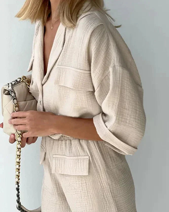 Ensemble d'été pour femmes en coton – Kaja