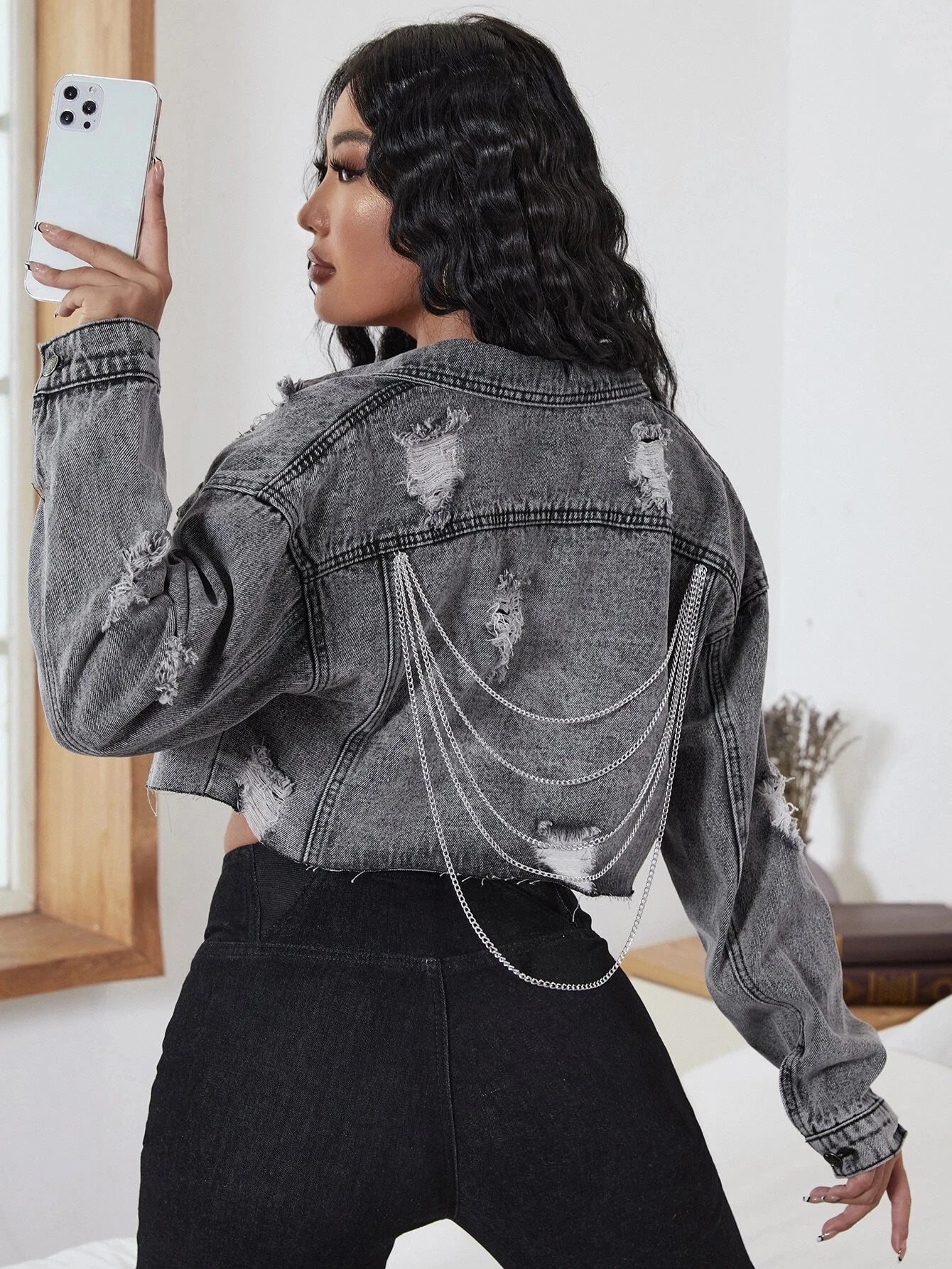 MARINE | Blouson denim chic