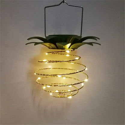 Lampe de Jardin Solaire Étanche - Design Ananas avec Contrôle Intelligent