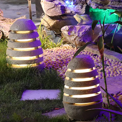 Lampe de Jardin Extérieure Japonaise - Éclairage LED Énergétiquement Efficace avec une Longévité de 50 000 Heures