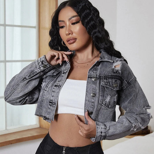 MARINE | Blouson denim chic