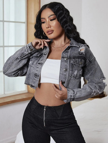 MARINE | Blouson denim chic