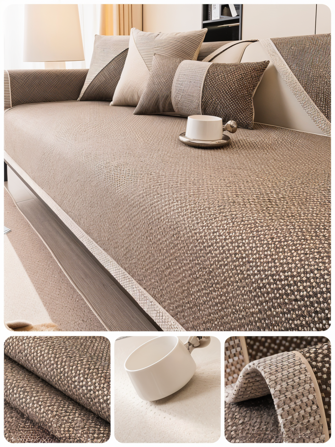 Élégante housse de canapé durable et résistante aux rayures !