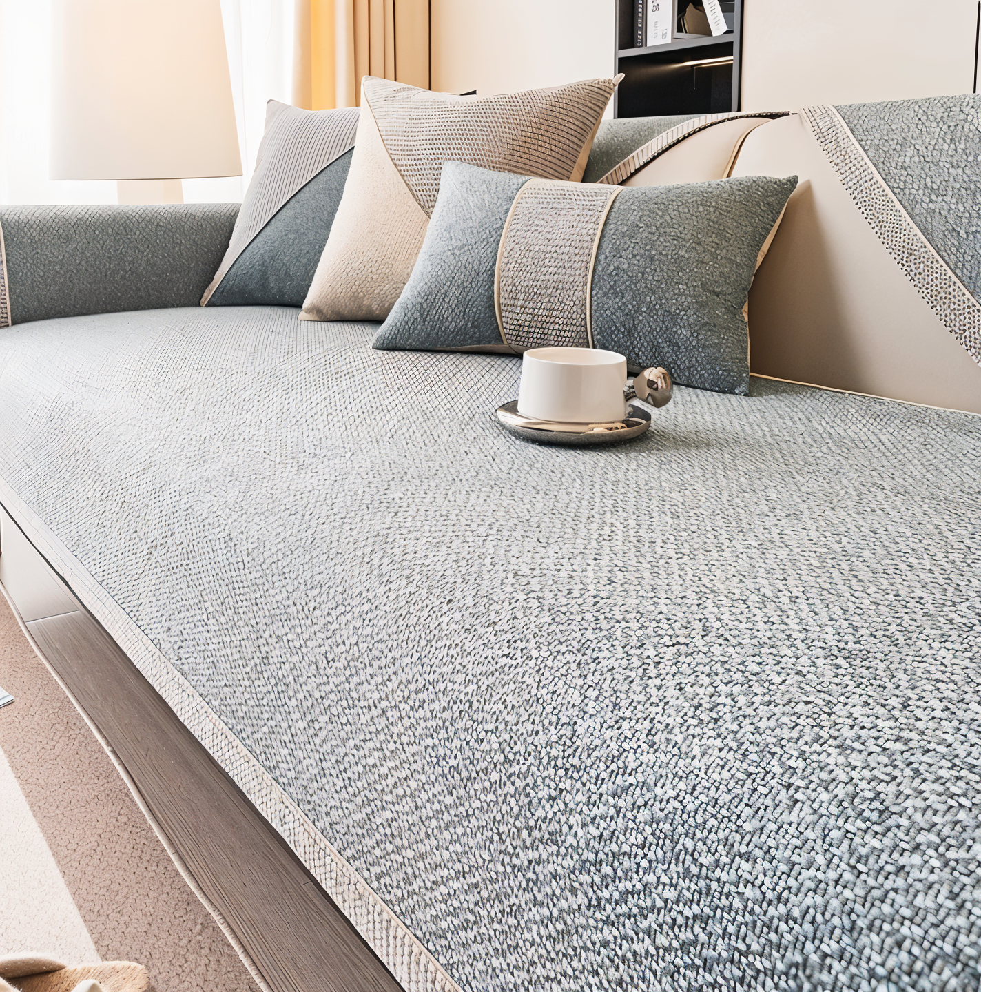 Élégante housse de canapé durable et résistante aux rayures !