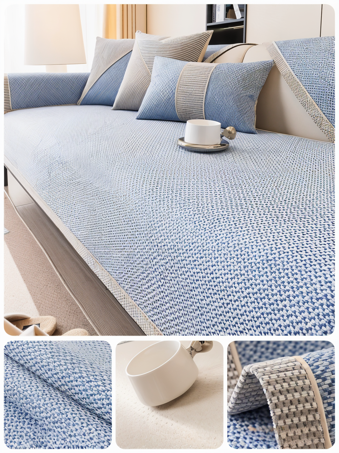 Élégante housse de canapé durable et résistante aux rayures !