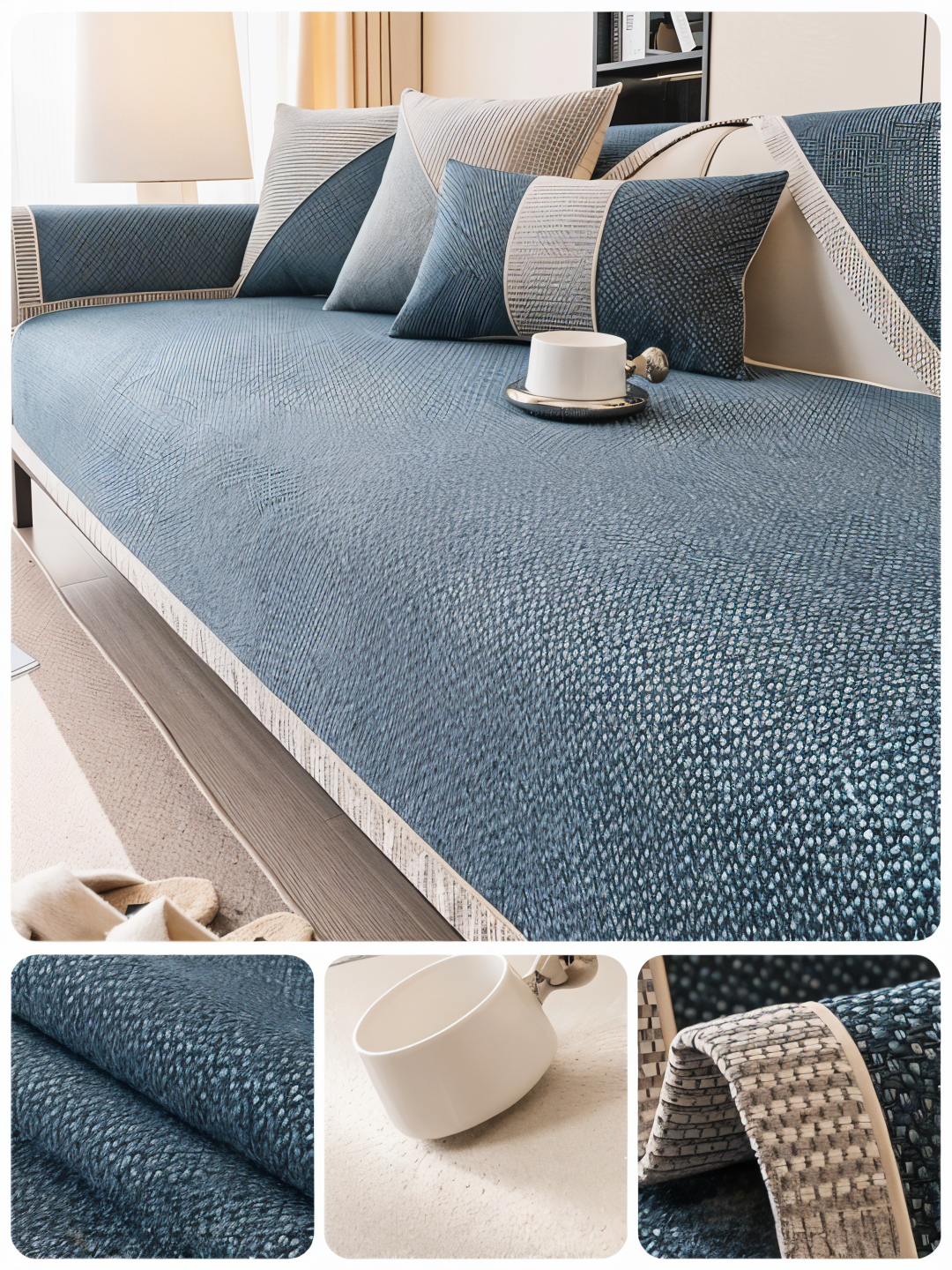 Élégante housse de canapé durable et résistante aux rayures !