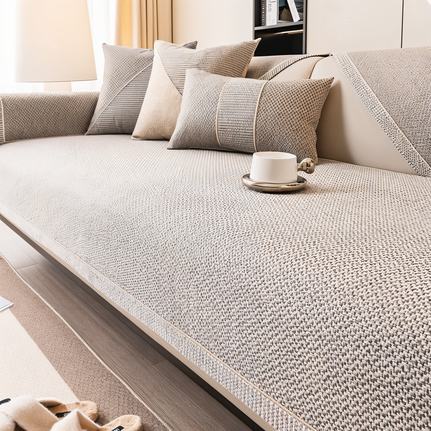 Élégante housse de canapé durable et résistante aux rayures !