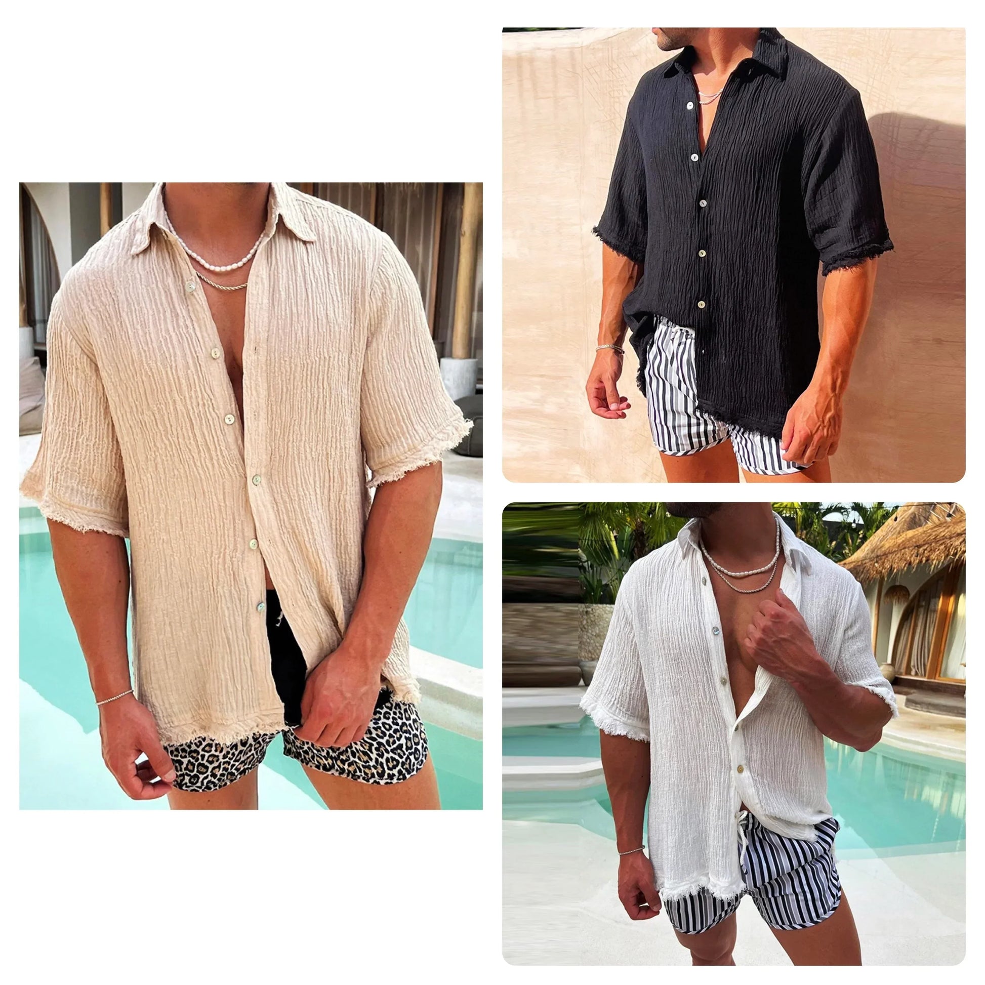 JÉRÔME | Chemisier d'été raffiné pour femmes - Luviera Fashion