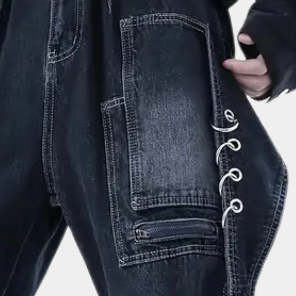 MATHIS | Pantalon en denim chic - Luviera Fashion