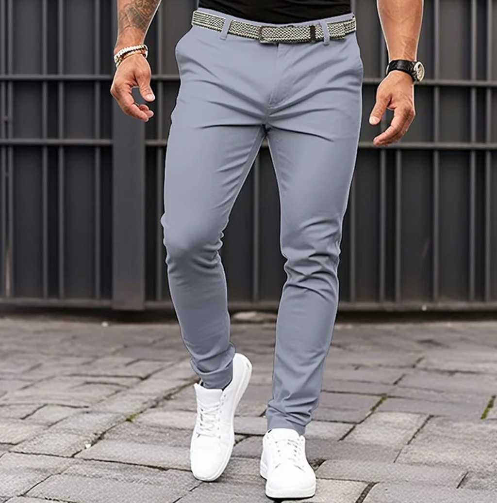 SANDRIN | Pantalon Homme Confortable et Relaxed Fit - Luviera Fashion