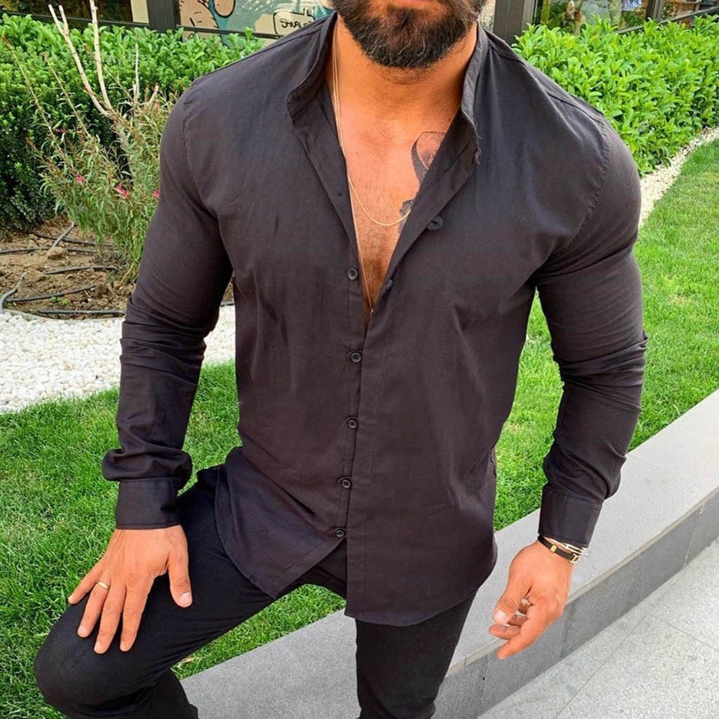 Loïs | Chemise en lin unie pour homme