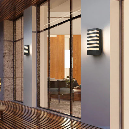 Applique Murale Moderne en Aluminium Étanche - Lampes Élégantes pour Intérieur et Extérieur