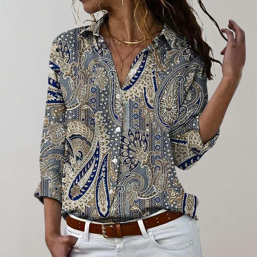 ALYA | Blouse chic au tombé parfait - Luviera Fashion