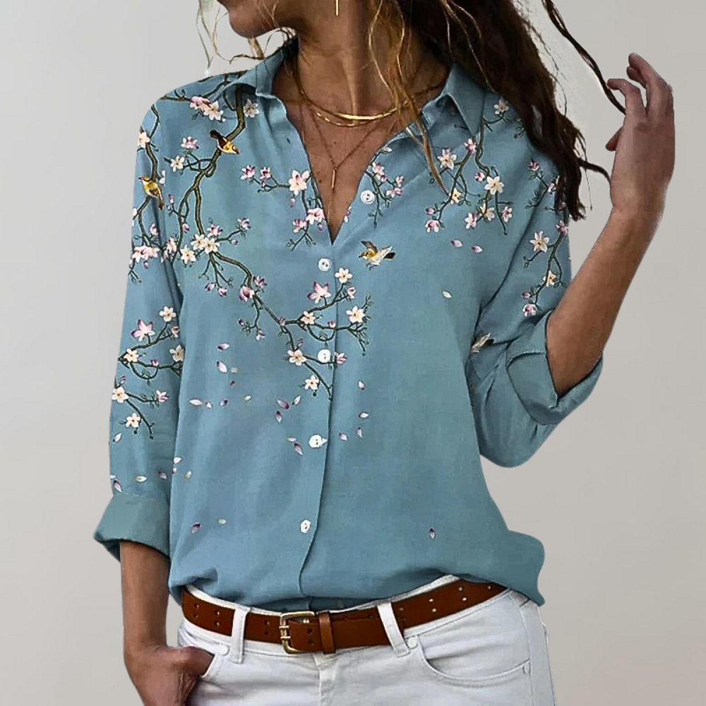 ALYA | Blouse chic au tombé parfait - Luviera Fashion