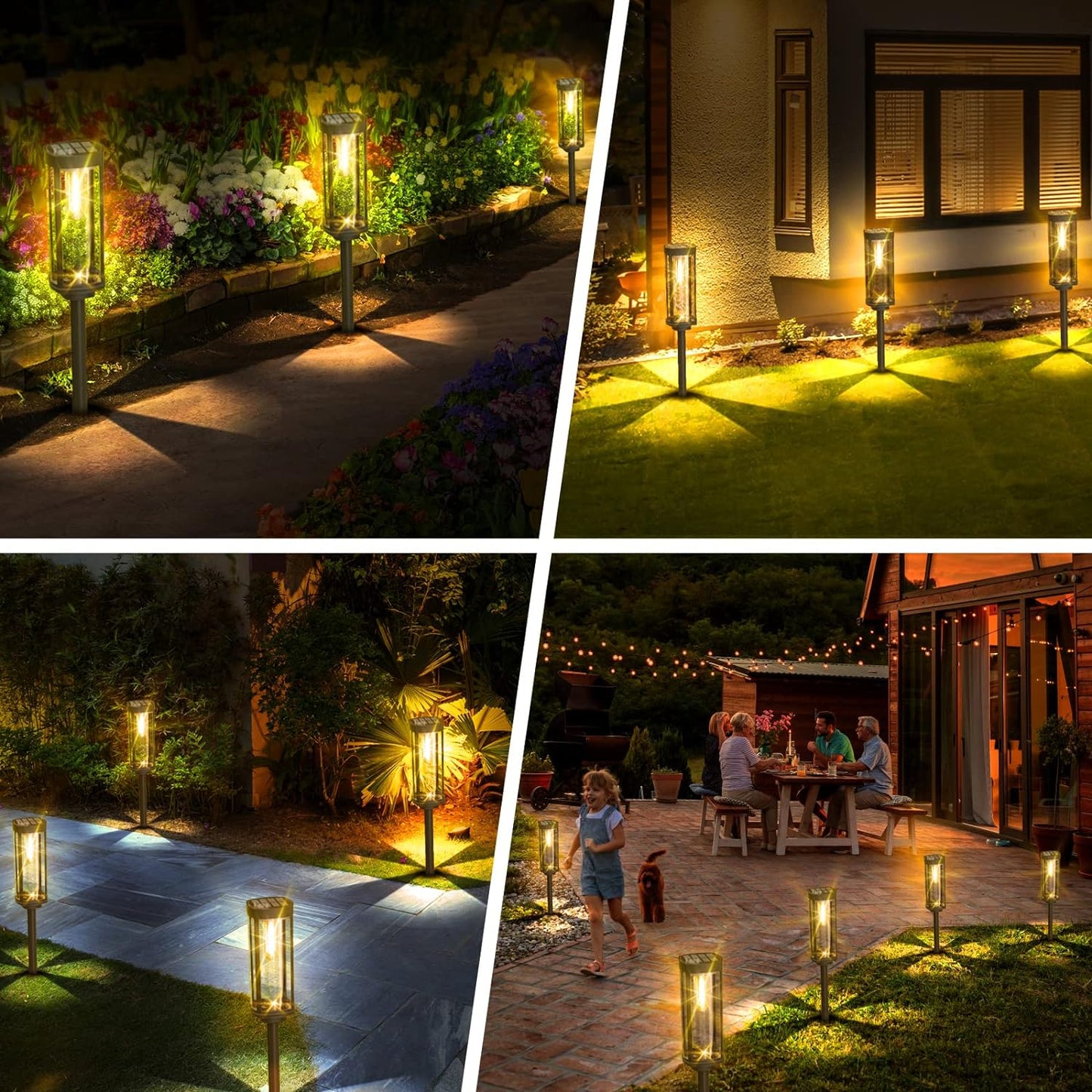 Lanterne Solaire Écologique pour Extérieur - Lampes Suspendues LED Élégantes pour le Jardin