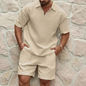 CÉDRIAN | Tenue d'été raffinée pour hommes : Polo et Short - Luviera Fashion