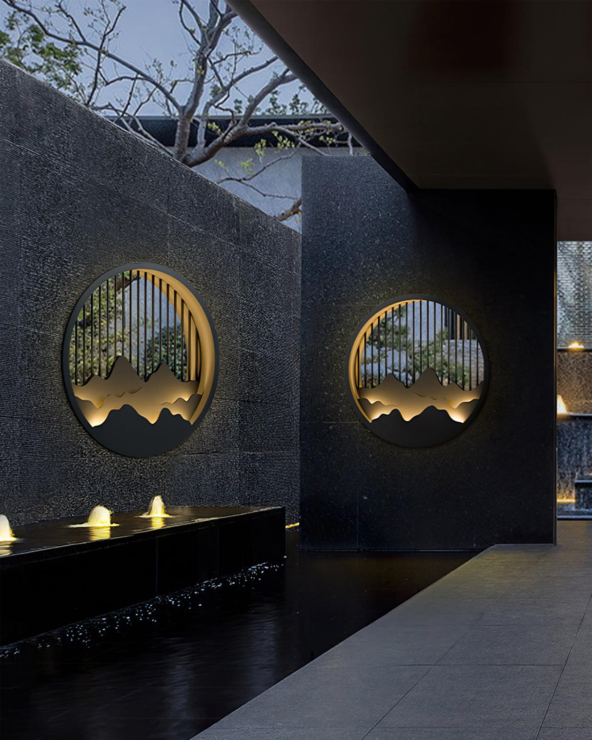 GlowSummit – Élégante Applique Murale pour Extérieur