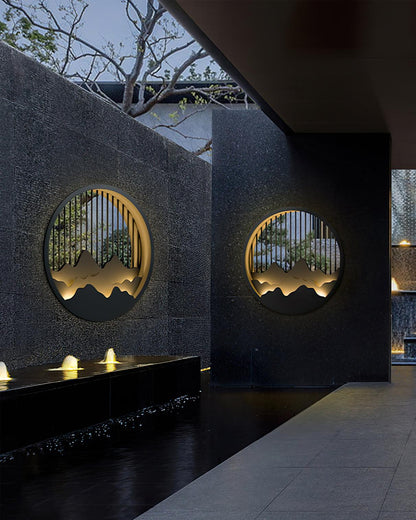 GlowSummit – Élégante Applique Murale pour Extérieur