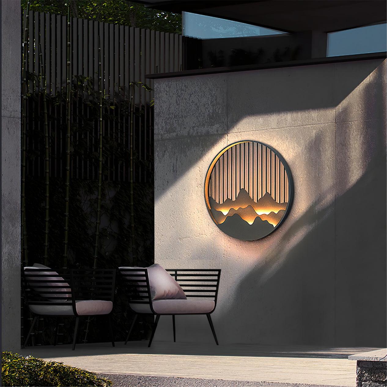 GlowSummit – Élégante Applique Murale pour Extérieur