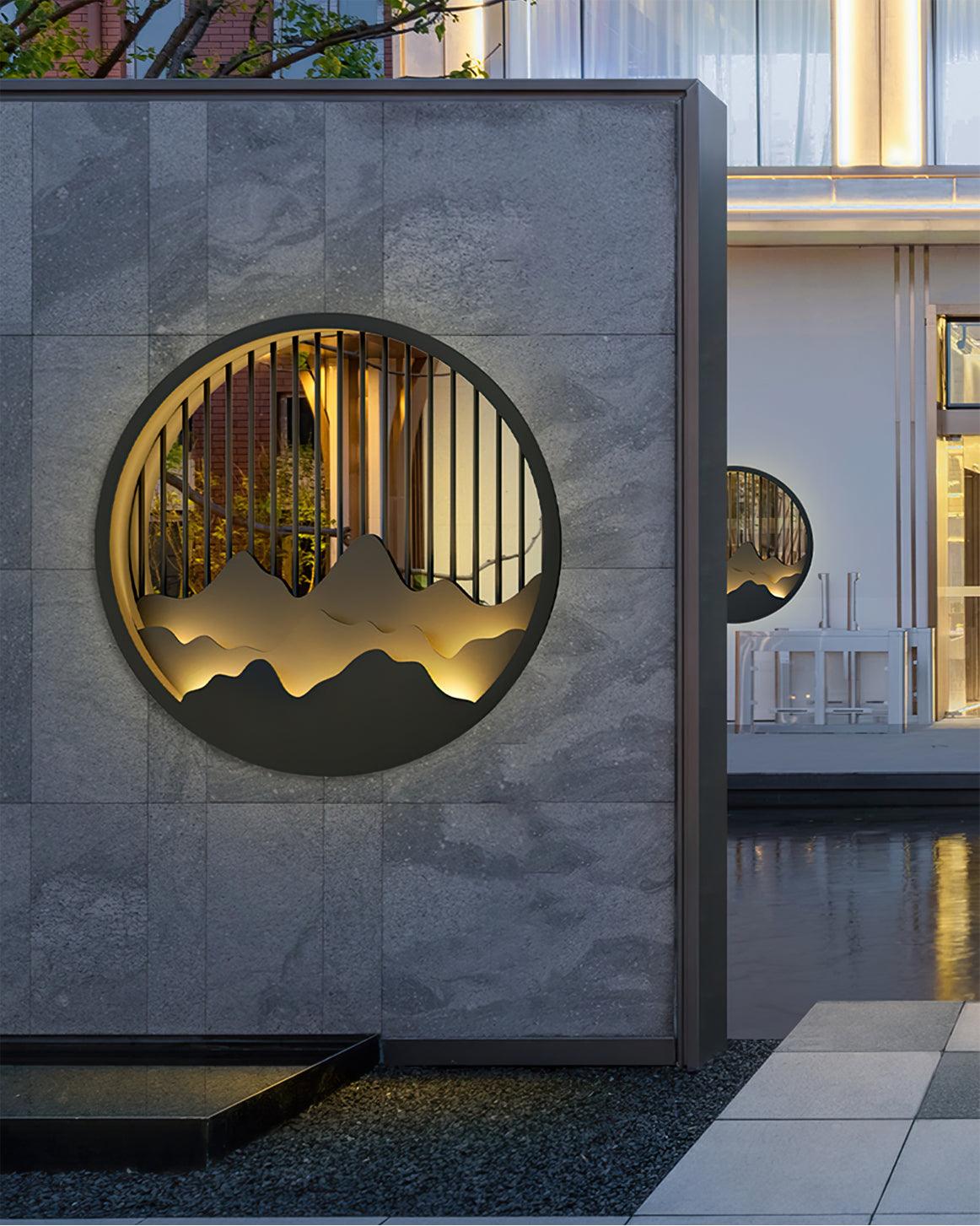 GlowSummit – Élégante Applique Murale pour Extérieur