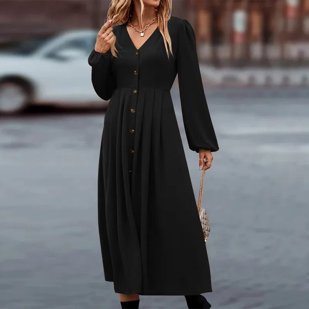 NOÉE | Robe chic à manches longues pour un style intemporel