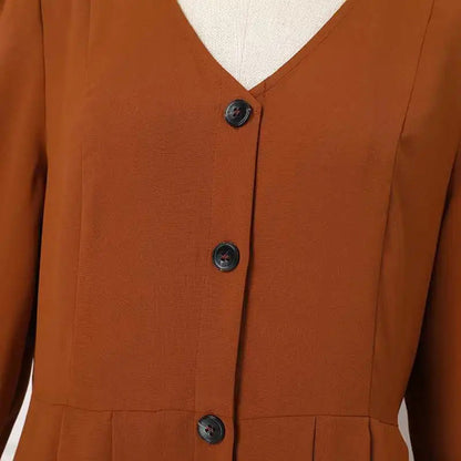 NOÉE | Robe chic à manches longues pour un style intemporel