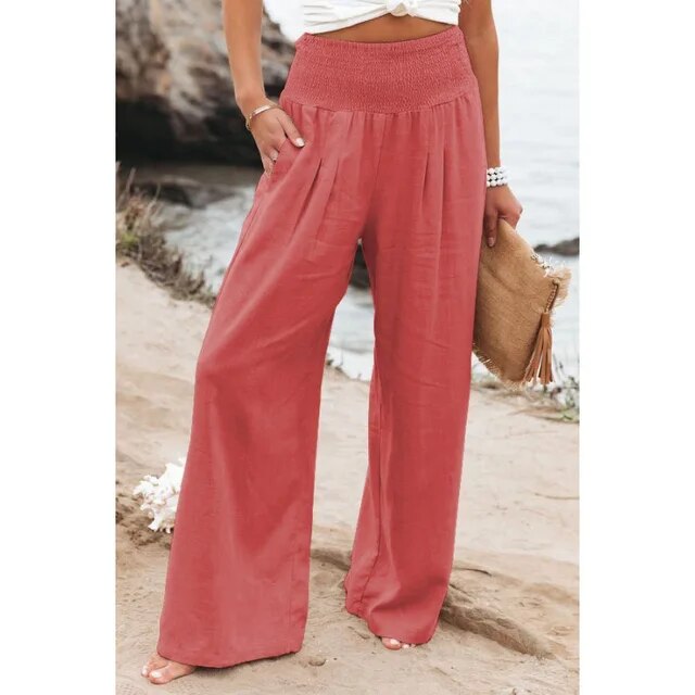 Pantalon en Lin Femme