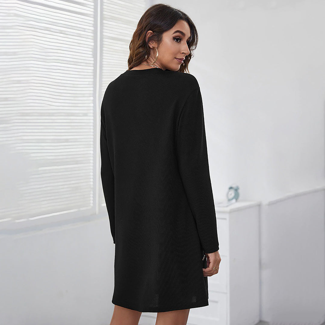 MAUD | Robe tendance avec manches longues et allure chic - Luviera Fashion