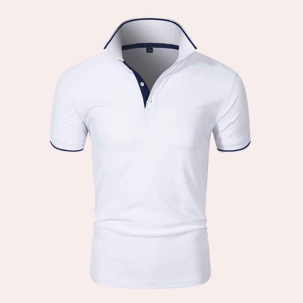 Polos blancs tendance pour hommes - Printemps 2025 par Tiberius