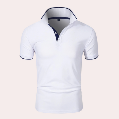 Polos blancs tendance pour hommes - Printemps 2025 par Tiberius
