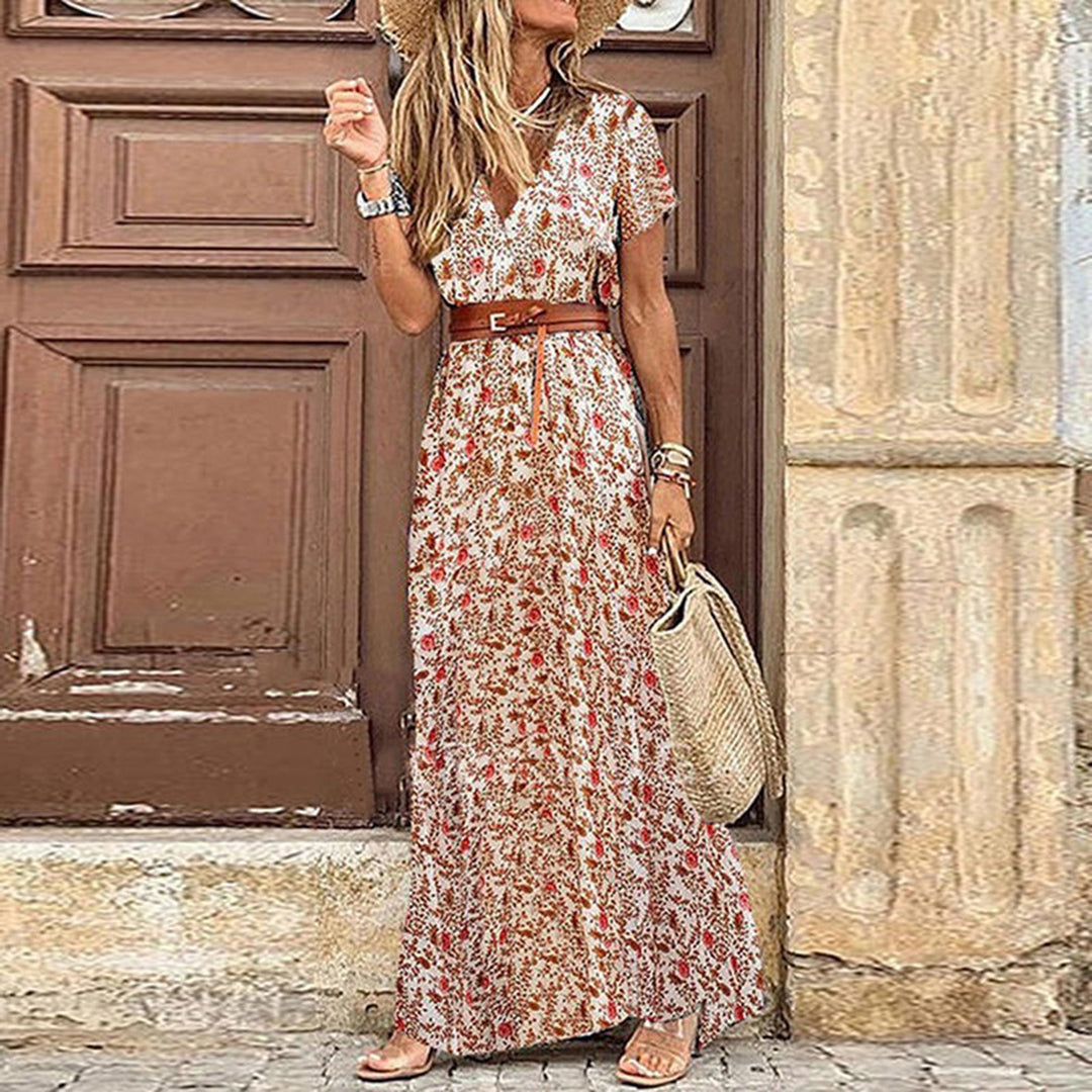 SOFIA - Élégante robe d'été boho au style raffiné