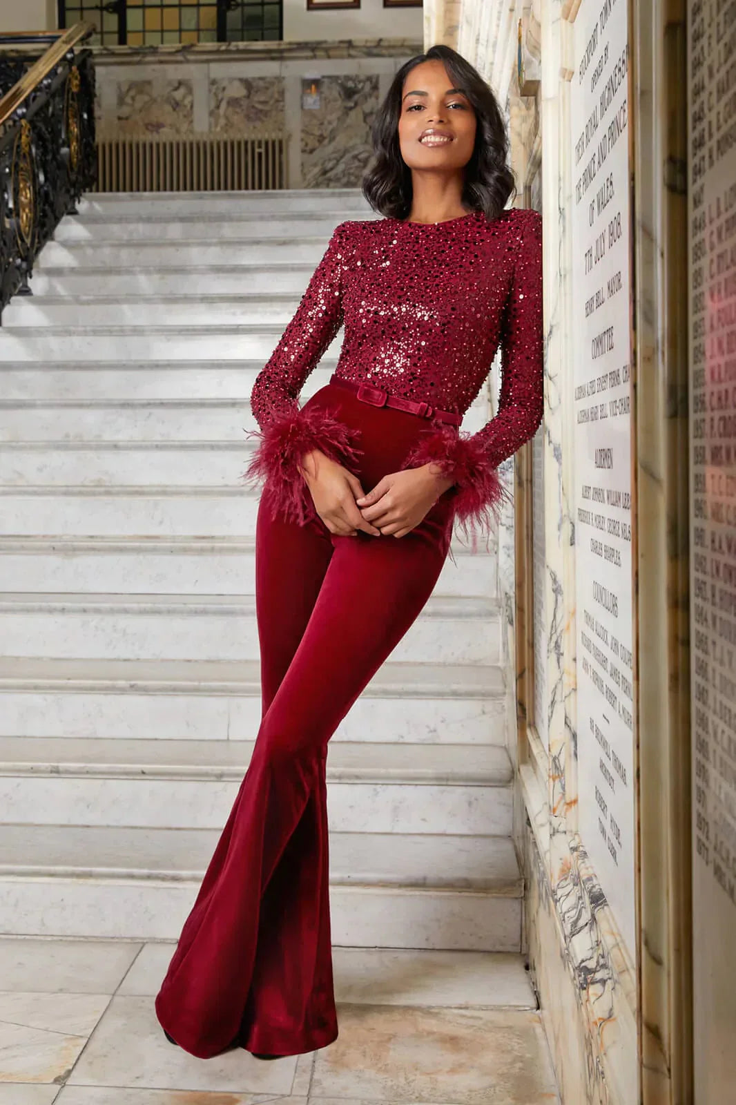 Jumpsuit Chic à Manches Longues