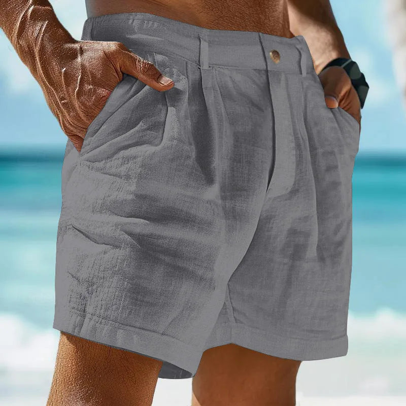 Jonas - Lin Summer Shorts for Men - Breathable Design