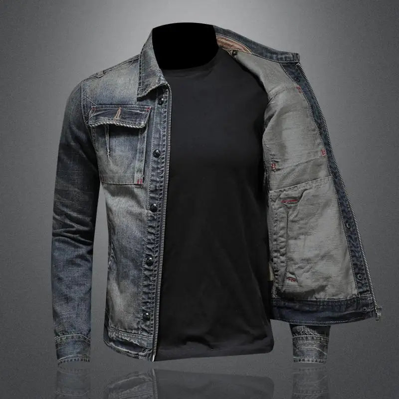 MAXIME | Veste Denim Vintage - Luviera Fashion